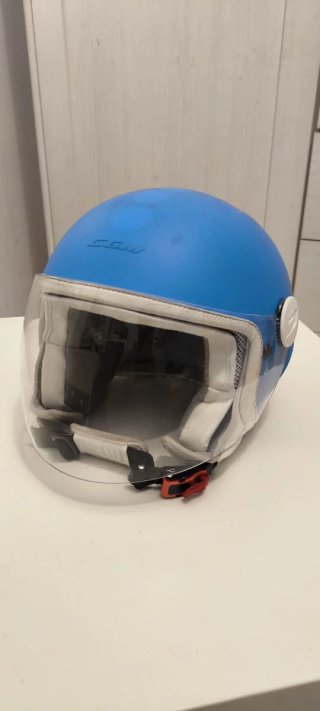 Casco de Moto Infantil Azul CGM a partir de 7 años