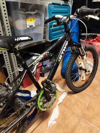 Bicicleta Infantil Btwin Negra