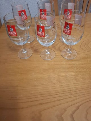 Set de 6 Copas de Cerveza Madrí