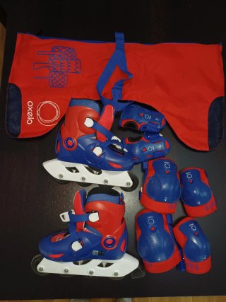 Patines Oxelo Talla 30-32 con Protecciones