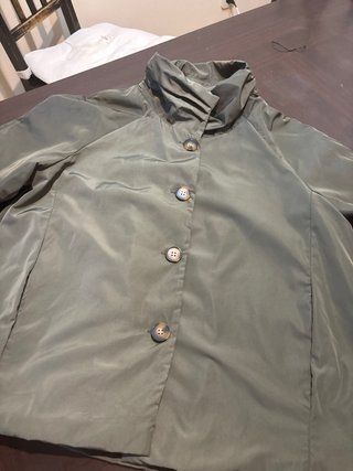 Chaqueta Cortavientos Verde Oliva