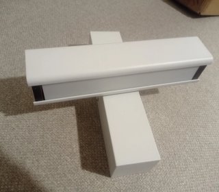Aplique de pared blanco