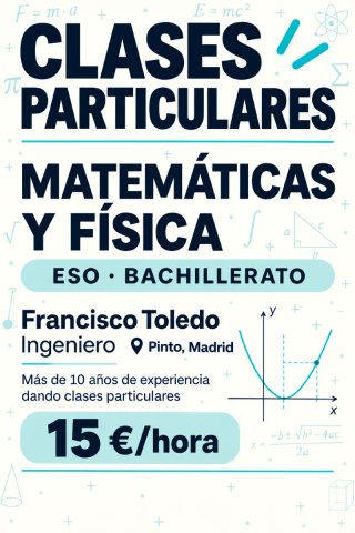 Profesor particular para ESO y Bachillerato