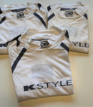 3 Camisetas Interiores Karting OMP