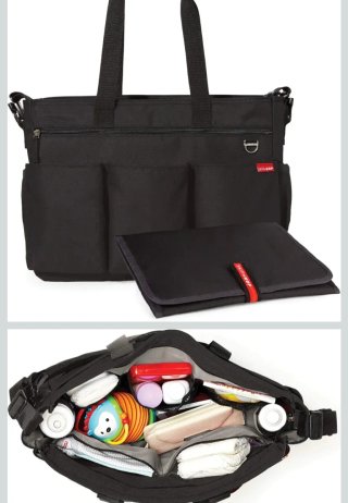 Bolsa para Cochecito gemelar Skip Hop Negra