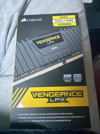 RAM Corsair Vengeance LPX 16GB DDR4 3200MHz