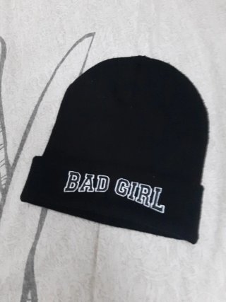 Gorro de lana negro Bad Girl