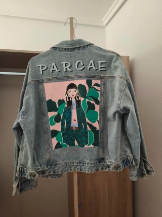 Chaqueta Vaquera con Ilustración