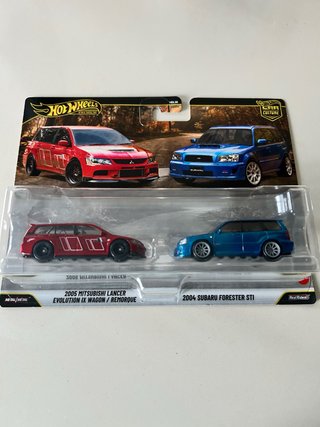Hot Wheels Car Culture Mitsubishi & Subaru