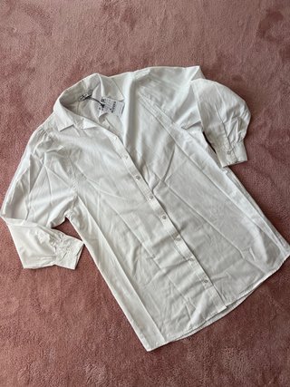 Camisa Blanca Stradivarius XS