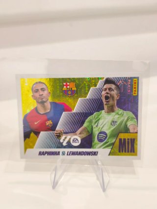 Cromo Panini Raphinha & Lewandowski
