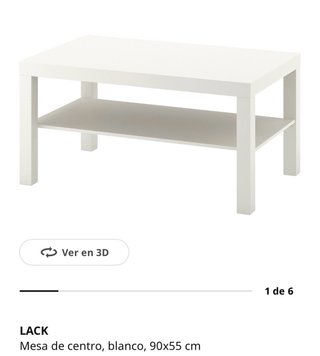 Mesa de centro LACK y 2 muebles de tv LACK