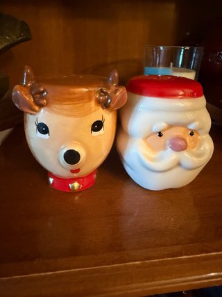 Set de Salero y Pimentero Navideños