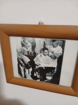 Cuadro de Elvis en la Barbería