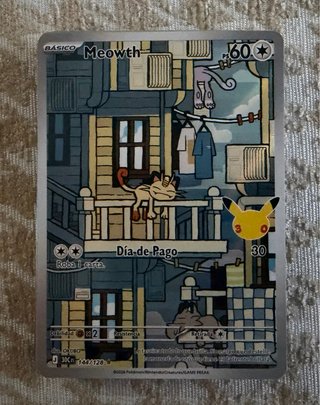 Carta Pokémon Meowth 30 Aniversario