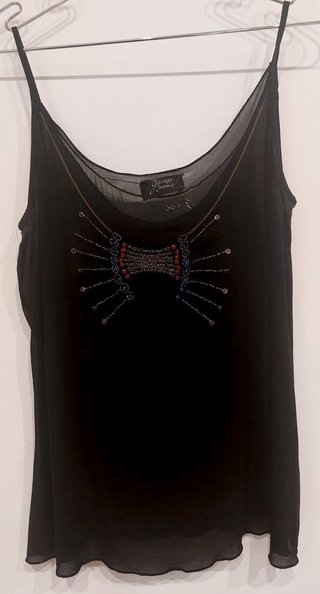Top sin mangas de Guess Jeans talla XL de gasa