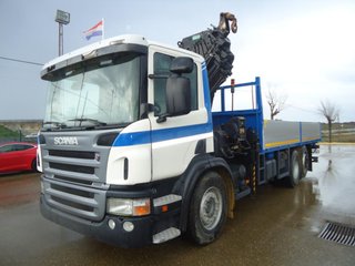 Scania P 360--CAMIONES CON GRUA