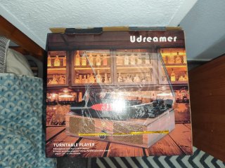Tocadiscos Vintage Udreamer con Bluetooth