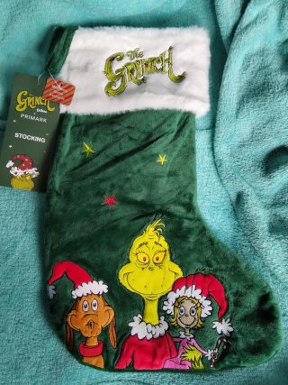 Calcetín de Navidad El Grinch