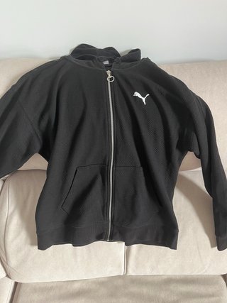 Chaqueta Puma Negra con Cremallera