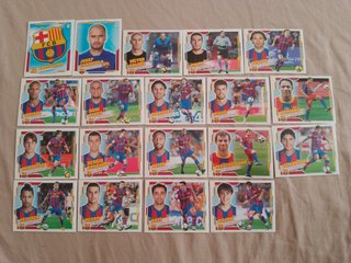 Lote 19 Cromos FC Barcelona 2010-2011