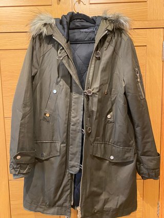 Parka Zara Verde