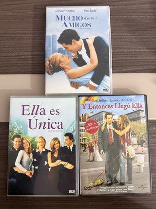Lote 3 DVD Películas Jennifer Aniston