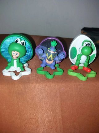 Lotto 3 Personaggi Mario Bros McDonald's