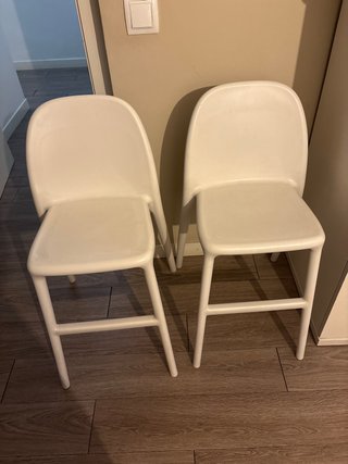 Taburete alto IKEA Urban blanco