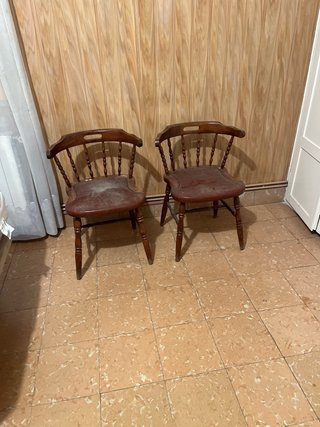 Set de 4 Sillas de Madera