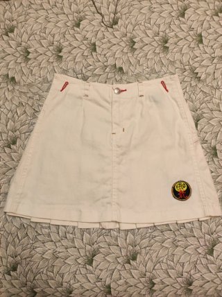 Falda Vaquera Blanca