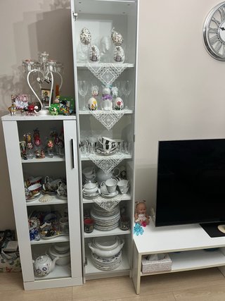 Set de 3 Muebles de Salón Blancos