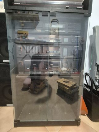 Equipo de Música Thomson Vintage con Mueble