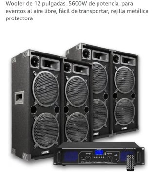 Equipo de Sonido Fenton para Eventos