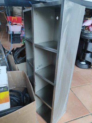 Estantería de acero inox 20x80
