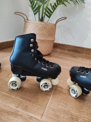 Patines de 4 Ruedas Oxelo Negros