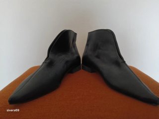 Botines de punta Zara negros