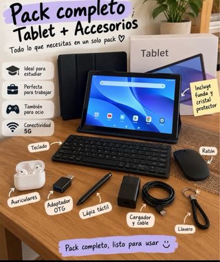 Tablet con Pack di Accessori