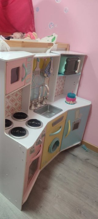 Cocina de madera infantil