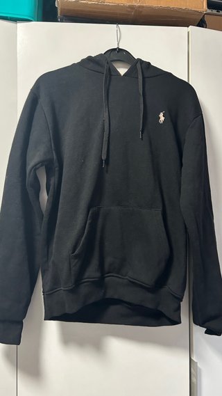 Sudadera Negra con Capucha Ralph Lauren