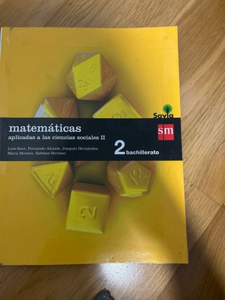 Matemáticas aplicadas a las ciencias sociales I...