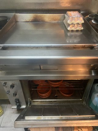 Plancha de Gas Profesional con Horno