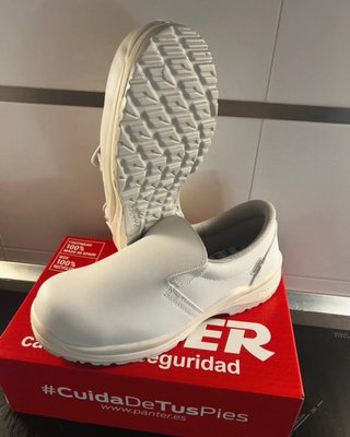 Zapatos de seguridad Panter blancos