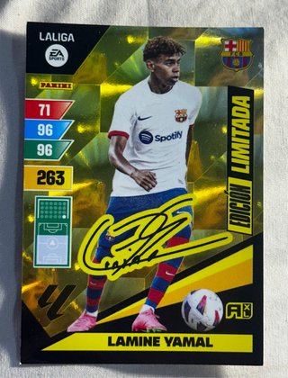 Carta Lamine Yamal Edición Limitada Firmada