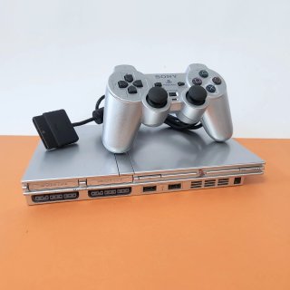 CONSOLE SONY PLAYSTATION 2 PS2 SLIM SILVER