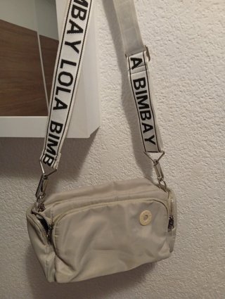 Bolso bandolera Bimba y Lola beige