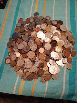 Lote de 3kg de Monedas del Mundo
