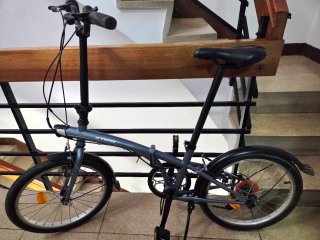 bici plegable seminueva del decatlhon