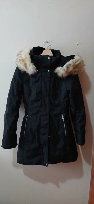 Parka de invierno negra