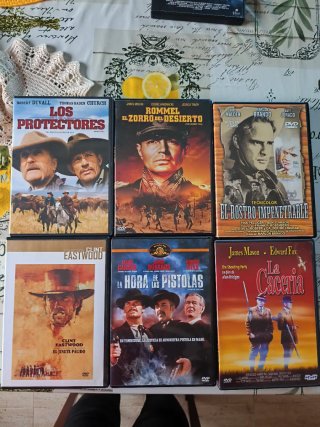 Lote de 6 Películas DVD del Oeste
